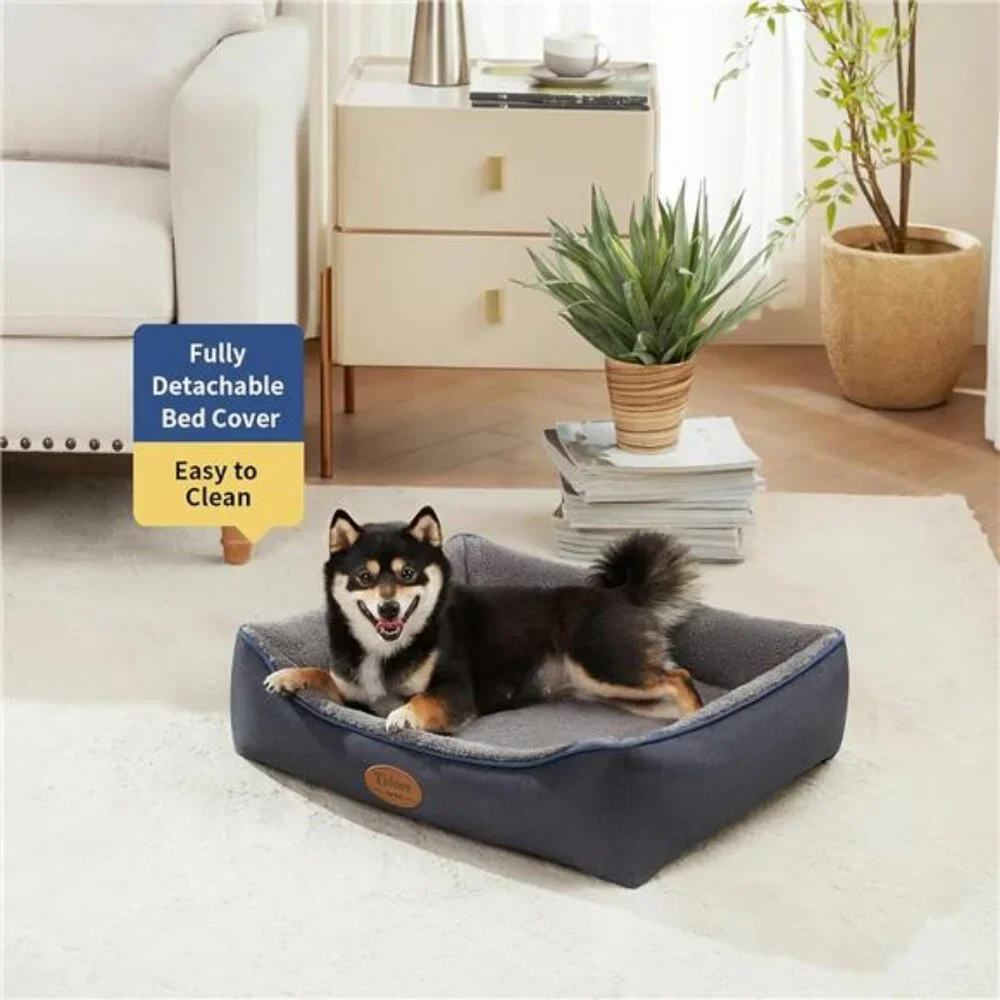 Orthopedic Dog Bed Medium Size Dog, Durable Egg Crate Foam 26.4
